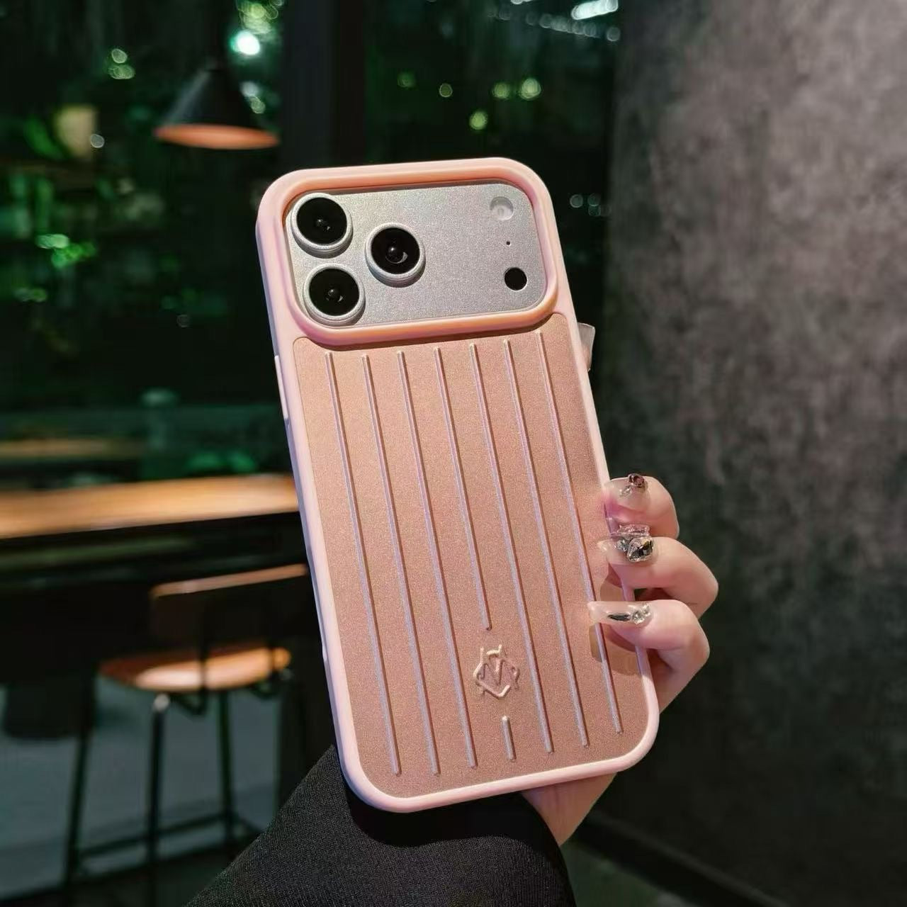 New Aluminum Alloy Apple/Red Suitcase-Style Full-Cover Phone Case Suitable for iPhone 16/15/14/13 Metal Models eprolo