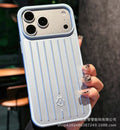 New Aluminum Alloy Apple/Red Suitcase-Style Full-Cover Phone Case Suitable for iPhone 16/15/14/13 Metal Models eprolo