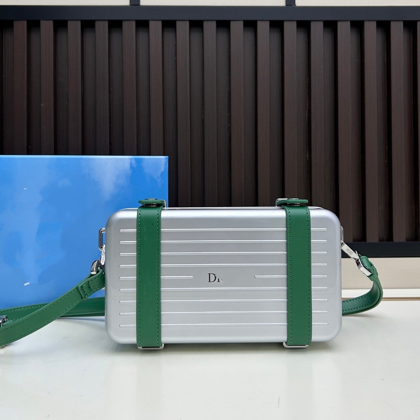 Co-Branded Luggage 2026 New Model Unisex Hard-Shell Shoulder Crossbody Bag Stylish Fashion Color-Blocking Box Bag Trendy eprolo